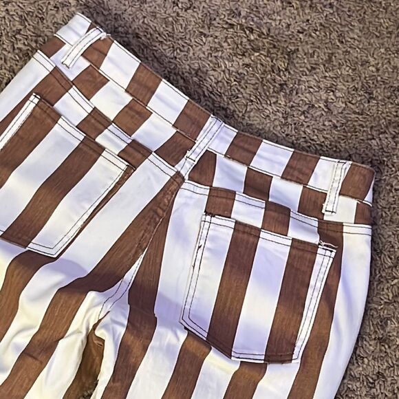 NWOT Saints & Hearts Striped Bell Bottom Pants - Picture 7 of 10